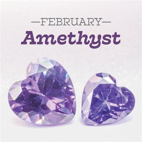 Februarys Birthstone Is Amethyst A Purple Or Violet Variety Of Quartz