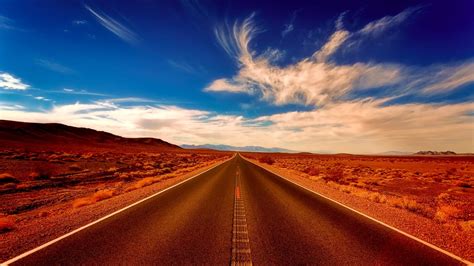 1280x720 Desert Alone Road 720p Hd 4k Wallpapers Images Backgrounds