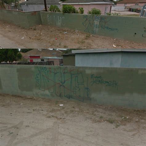 Crip Gangs Graffiti Lynwood Neighborhood Crips