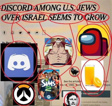 Discord Among Us Jews Over Israel Seems To Grow Name Soundalikes