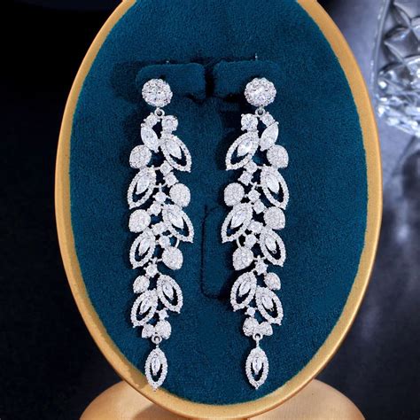 CWWZircons Luxury CZ Bridal Jewelry Gorgeous Top Quality Cubic Zirconia