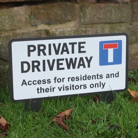 Jaf Graphics Private Drive Sign No Access Sign