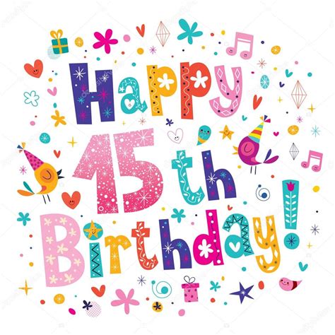 Happy 15th Birthday Clipart 10 Free Cliparts Download Images On