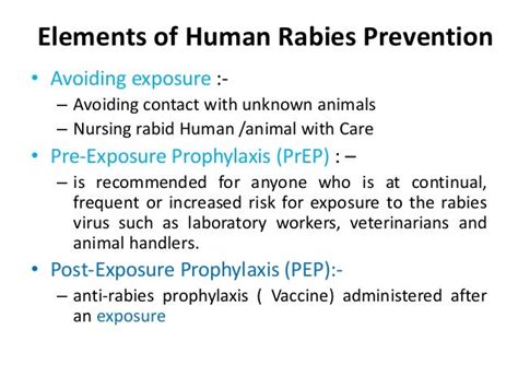 Rabies Prevention And Control