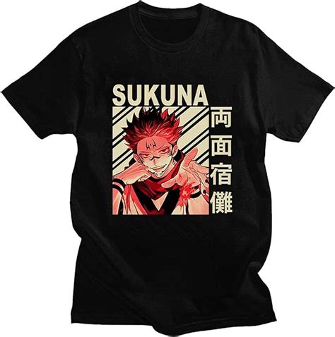 Lzzswdt Unisex T Shirt Manga Anime Jujutsu Kaisen T Shirt Ryomen Sukuna