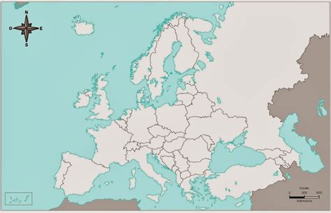 25 Hermoso Mapa Politico Europa Sin Nombres