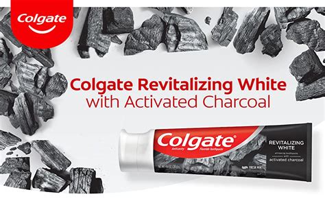 colgate essentials charcoal teeth whitening toothpaste 4 6 ounce 2 pack amazon ca health