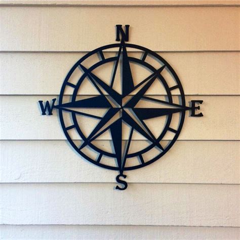 Compass Wall Decor Nautical Compasswall Art Nautical Metal