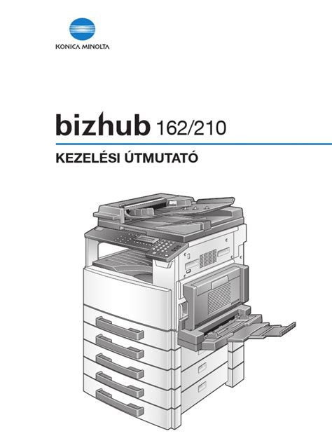 View online or download konica minolta bizhub 162 user manual, installation manual. Konica Minolta BIZHUB 162 210