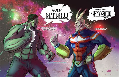 Hulk Smash Vs Detroit Smash Hulk Male Reader X My Hero Academia