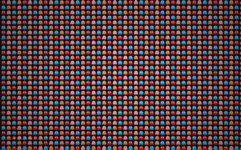 Wallpaper 3840x2400 Px Digital Art Minimalism Pac Man Pattern