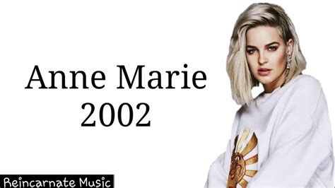 2002 Anne Marie Lyric Video Youtube