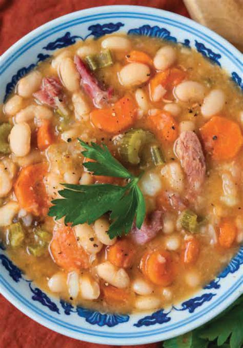 When you are ready to cook, drain the beans, and place them in a large stockpot. Great Northern Bean Soup - Our Newlywed Kitchen