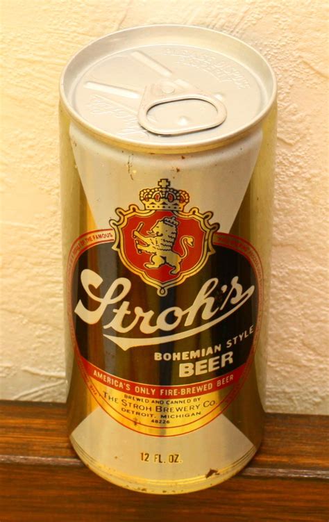 Strohs 1960s Beer Brands Old Beer Cans Classic Beer Labels
