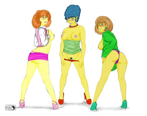 Rule 34 Edna Krabappel Female Female Only Human Marge Simpson Maude