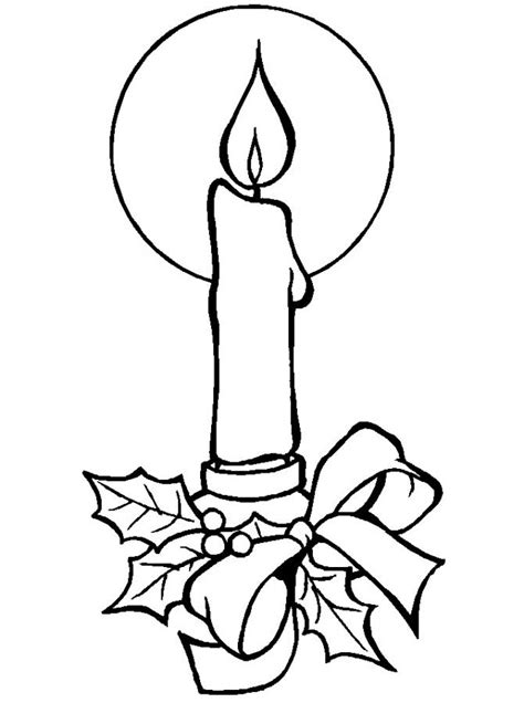 1) if you have javascript enabled you can click the print link in the top half of the page and it will automatically print the coloring page only and ignore the advertising and navigation at the top of the page. Candle coloring pages to download and print for free