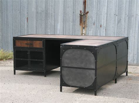 Combine 9 Industrial Furniture Industrial Desk
