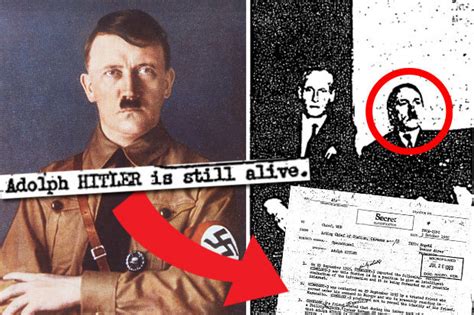 Cia Files Reveal Adolf Hitler Still Alive As Nazi Spotted In 1955