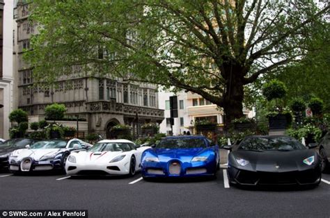 The Arab Rev Olution In London Dozens Of Middle Eastern Millionaires Show Off Their Supercars
