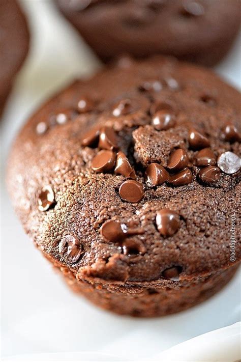 Chocolate Chocolate Chip Muffins Recipe Add A Pinch