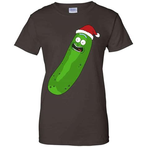 Rick And Morty Pickle Rick Christmas Santa Hat T Shirts Hoodie