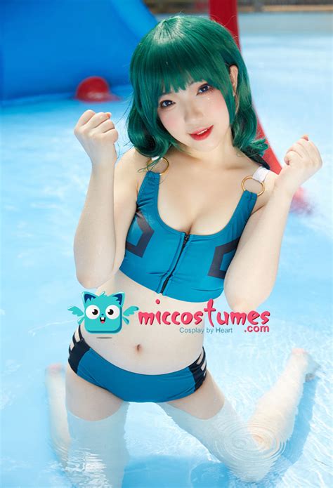 Midoriya Izuku Costume Swimsuits My Hero Academia Mha Cosplay Bathing Suit Bikini Sets