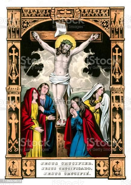 Jesus Crucified Stock Illustration Download Image Now Istock