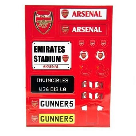 Arsenal Sticker Set