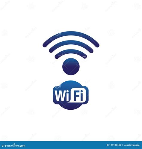 Wifi Symbol Wireless Connection Icon Stock Illustration Illustration