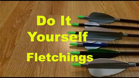 Less material markers for alignment grip groove for clamping fixtures v2. DIY Fletchings for Arrows - YouTube