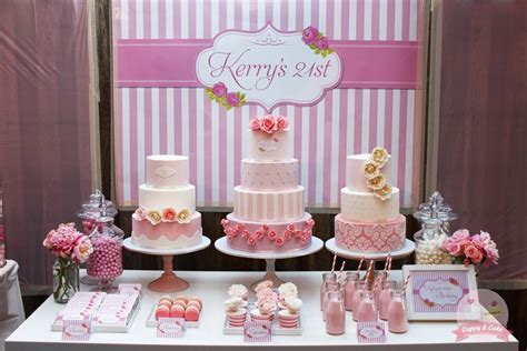 1st birthday cake table decorations boy. 21 St Birthday Cake Table Cakes Cupcakes And Styling All ...