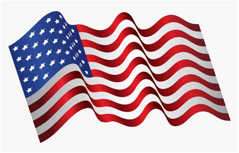 Waving American Flag Png Waving Flag Transparent Background Png Download Transparent Png