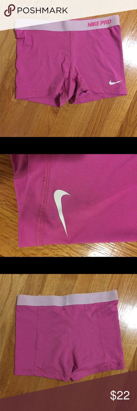 Nike Pro Spandex Hot Pink With Light Pink Wasitband Worn Oncegood As
