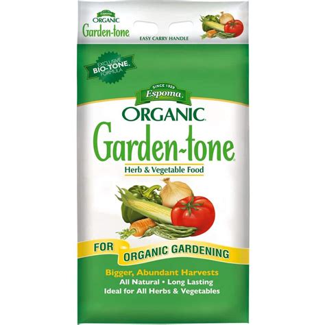 Espoma 27 Lbs Organic Garden Tone Herb And Vegetable Fertilizer