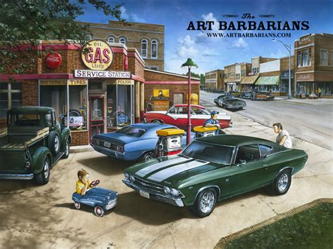Muscle Car Painting At Explore Collection Of