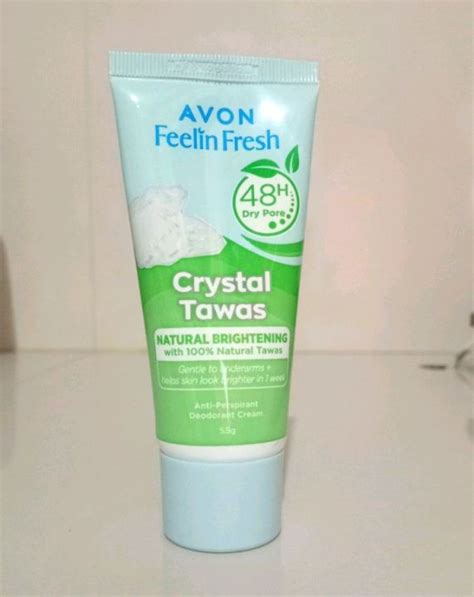 Avon Feelin Fresh Quelch With Crystal Tawas Deodorant Cream 55g
