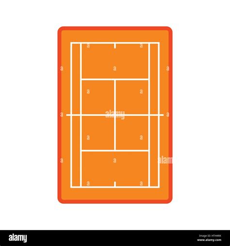 Tennis Court Icon Stock Vector Image And Art Alamy