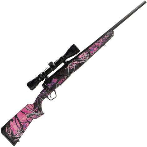 Savage Arms Axis Xp Camo Compact With Weaver Scope Blackmuddy Girl