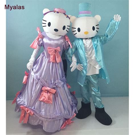 Hello Kitty Mascot Costume Carnvial Adult Mascot Costume Fancy Party