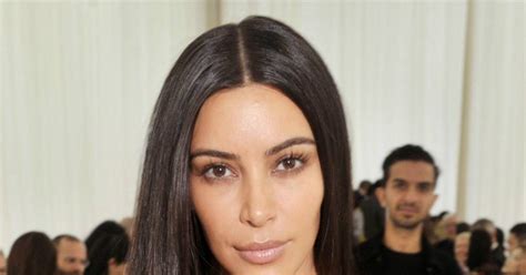 These photos of kim kardashian without makeup will have you doing a double take… 1. Kim Kardashian No Makeup - Wearing A Bare Face At Balenciaga Show | Glamour UK
