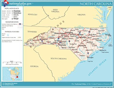 United States Geography For Kids North Carolina