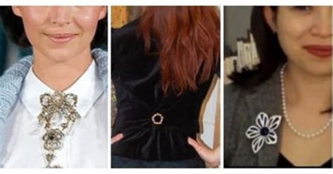 How To Wear A Brooch 7 Work Appropriate Ways To Wear A Brooch