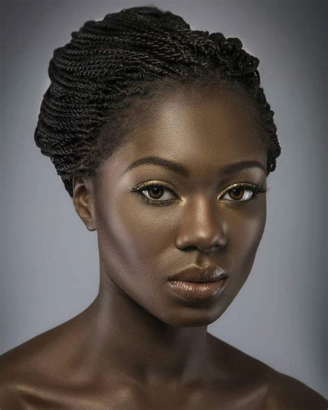 Makeup Concept Beautiful Dark Skinned Women Beautiful Black Women Gorgeous Dark Skin Tone