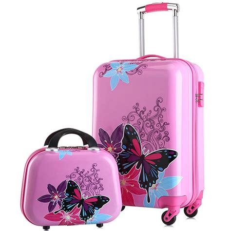 Childrens Cartoon Trolley Luggage Cute Animal Pattern Travel Suitcase