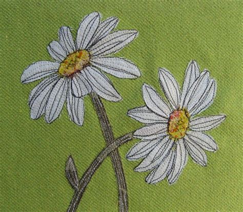 Daisy Embroideries 6 Freehand Machine Embroidery Machine Embroidery