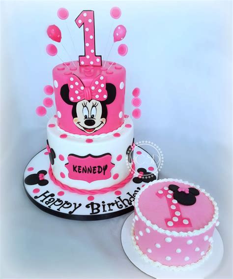 Cakes By Zana Minnie Mouse 1st Birthday Cake