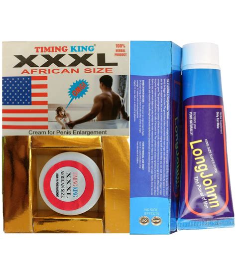 Combo Of Timing King Xxxl African Size Cream For Penis Enlargement