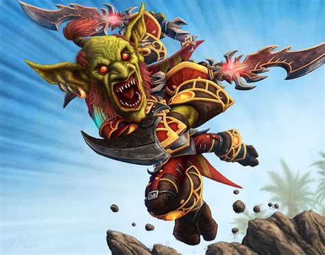 Illustration Portfolio Warcraft Art Goblin World Of Warcraft