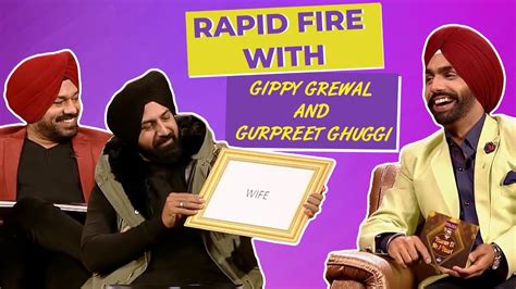 Rapid Fire With Gippy Grewal And Gurpreet Ghuggi Yaaran Di No 1 Yaari
