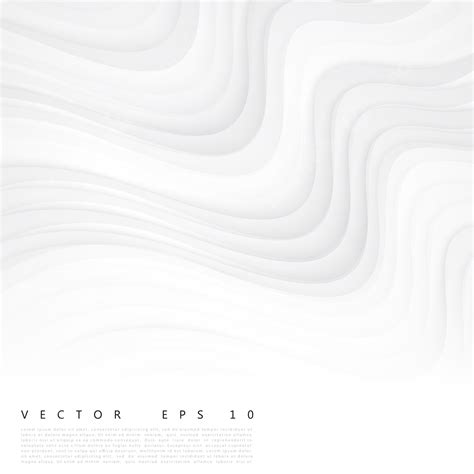 Vector White Background With Abstract Geometric Pattern Or Textu